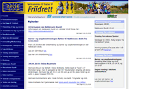 Desktop Screenshot of bif-friidrett.no